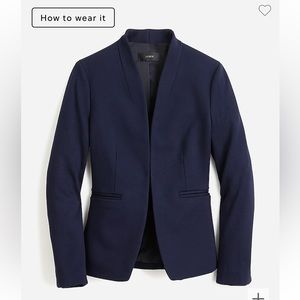 Jcrew going out blazer in stretch twill - navy - nwot